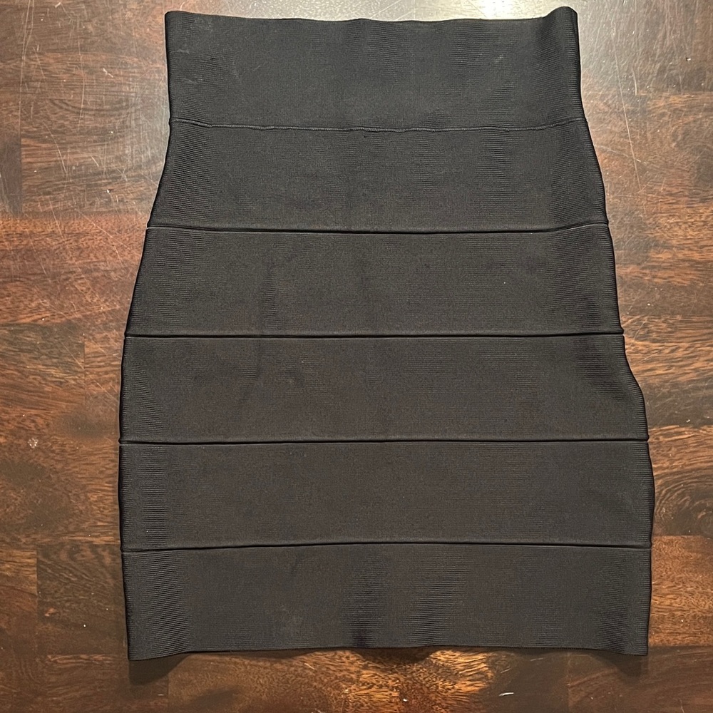 BCBGMaxAzria Black Pencil Skirt